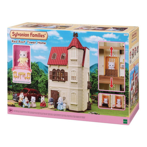 Sylvanian Families Casa 3 Pisos Ascensor + Muebles + Figura