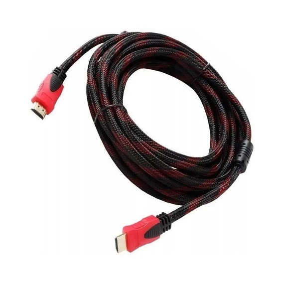 Cable Hdmi Mallado 10 Metros 1080p Hd Con Filtros - La Plata