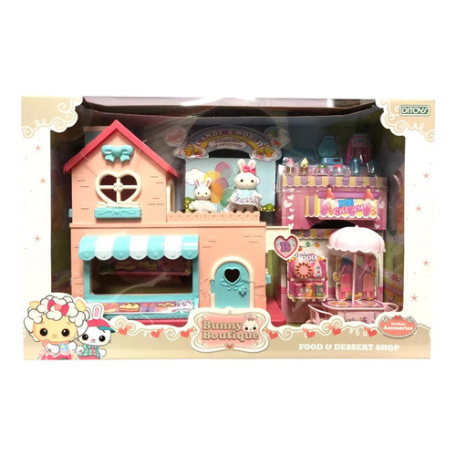 Bunny Boutique Food & Dessert Shop C/acc. Ditoys 2559