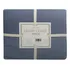 Juego Sábanas 2 Plazas Home Class Lisas 180 Hilos Algodón Color Azul Piedra Diseño De La Tela Liso