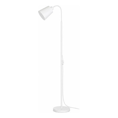 Lampara Febo Metal Flexible Blanco Apto Led E27 Ldh201-b Ld Blanco