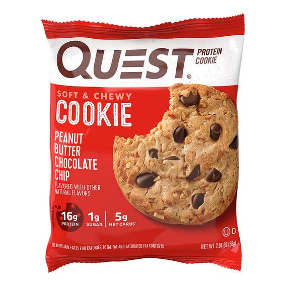Quest Cookies 59g Sabor Peanut Butter Choco Chip
