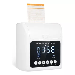 Reloj Control De Asistencia Con Tarjetero + 100 Tarjetas