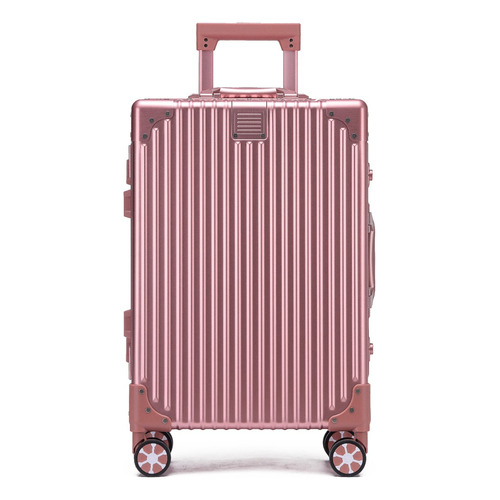 Valija Carry On Cabina de Aluminio T-Onebag Candato TSA Ruedas 360 grados Color Rosa