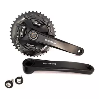 Pedivela Shimano Altus 24v 27v Mt101 40/30/22 175mm Quadrada