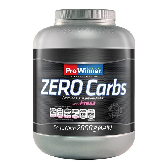 (2 Kg) Zero Carbs Fresa (proteina Sin Carbs) Prowinner