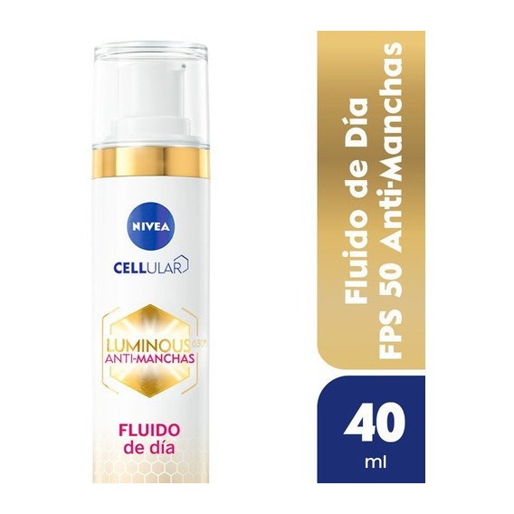 Crema Antimanchas De Día Nivea Luminous630 Fps 50 X 40 Ml Todo Tipo De Piel