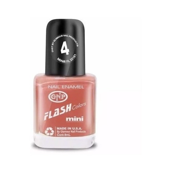 Esmalte Flash Colors De Gnp 9ml Nro.4 Rosa