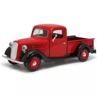 1937 Ford Pickup Vermelho - Escala 1:24 - Motormax