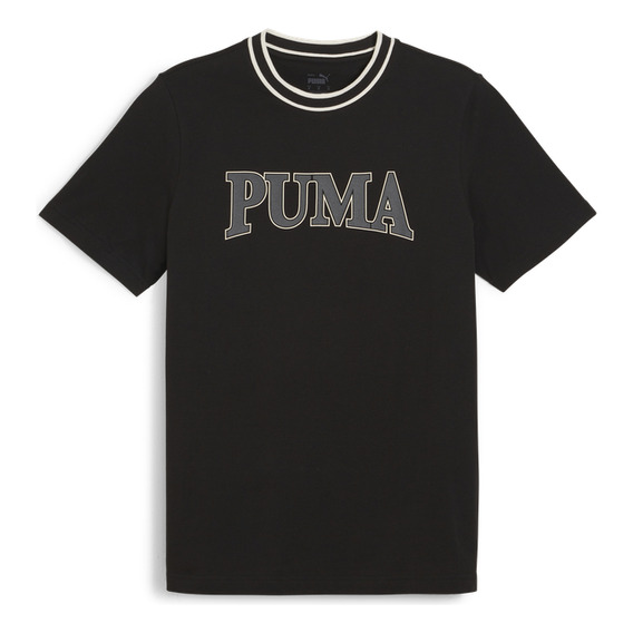 Polera Puma Puma Squad Big Graphic Tee Negro Hombre