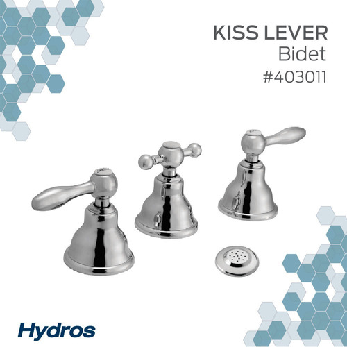 Grifería Bidet Hydros Kiss 403011 Cierre Cerámico