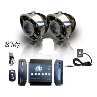 Bocinas Moto Alarma Bluetooth Hl-bm7 Con Bluethooh, Usb, Fm 