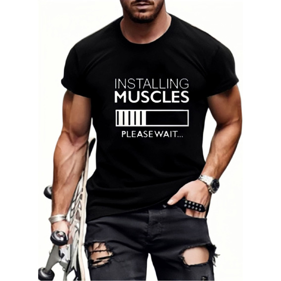 Camiseta Holgada De Gym/musculación De Alta Calidad