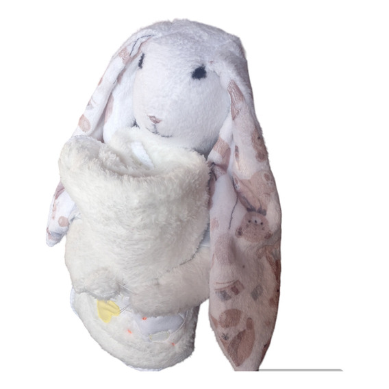 Kit De Nacimiento Conejo De Apego  + Manta Polar Soft