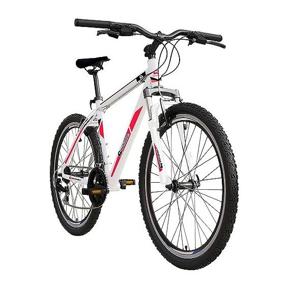 Bicicleta De Montaña Rodada 26 Color Blanco 21 Velocidades Tamaño Del Cuadro 16