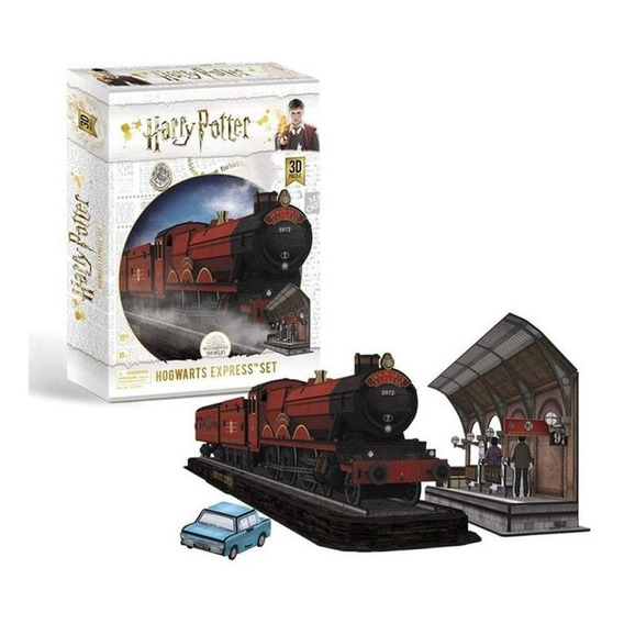 Puzle 3d Harry Potter - Hogwarts Express Set - 181 Piezas