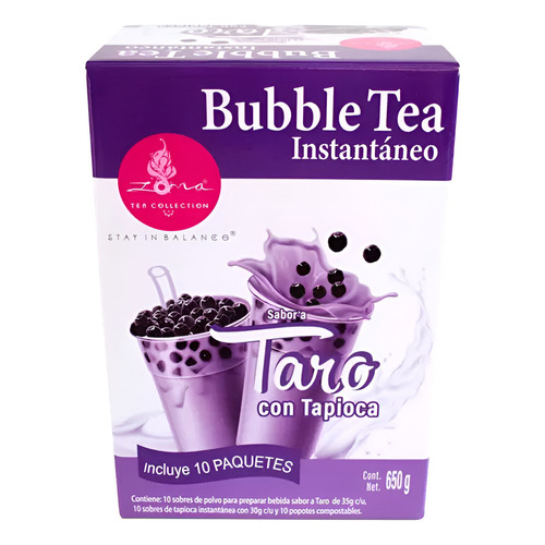  Zoma Tea Taro Tapioc Bubble Tea instantáneo de taiwán 650gr