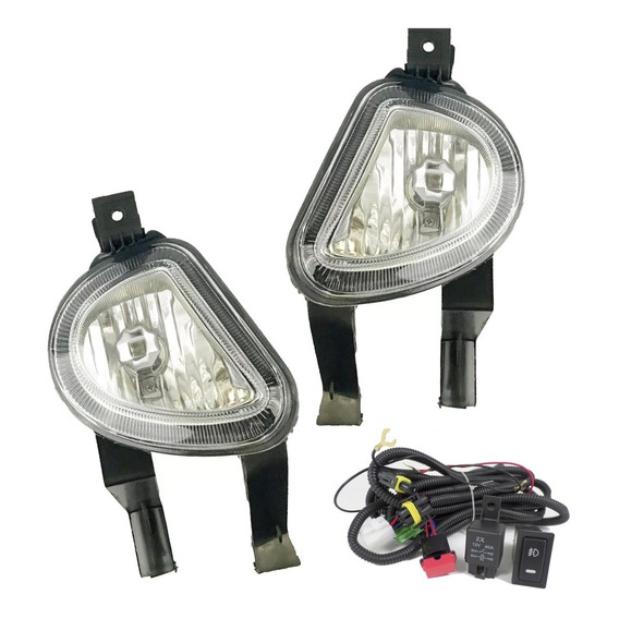 Faros De Niebla Chevy C1 2001 2002 2003 + Cableado Nuevos!