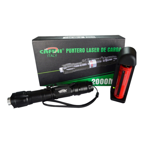 Puntero Laser Verde Potente 2 Baterias + Cabezal Potencia 