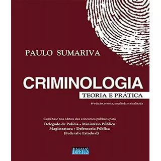 Criminologia - 06 Ed, De Sumariva, Paulo. Editora Impetus, Capa Mole Em Português