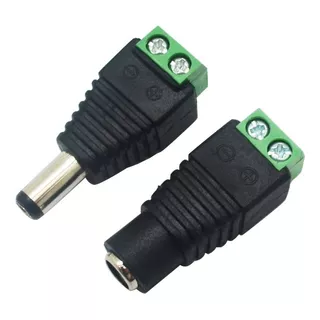 Conector Corriente Para Camara Macho 5.5*2.1  Kit 2und