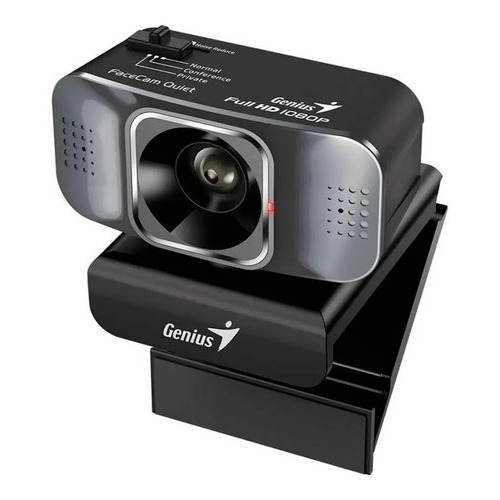 Camara Webcam Genius Facecam Quiet 1080p Cancelacion Ruido Color Negro