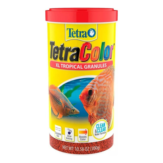 Tetracolor Granulos 300 Grs Mejora Color Y Con Agua Limpia