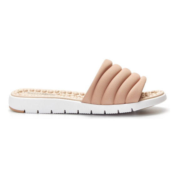 Sandalia Slide Confort Nude Mujer Modare