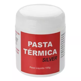 Pasta Térmica Prata Cinza Premium Silver Processador 100g 