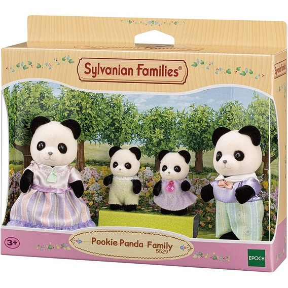 Juguete Sylvanian Families Pookie Familia De Pandas Febo