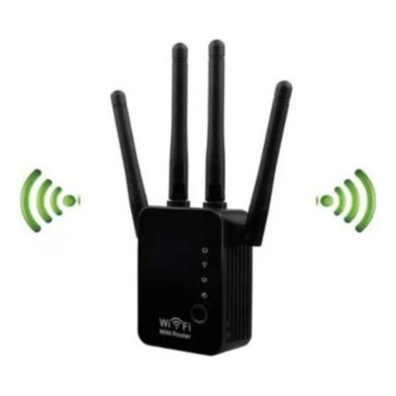 Router Wifi  300mbps  Repetidor De Señal Extender 4 Antenas