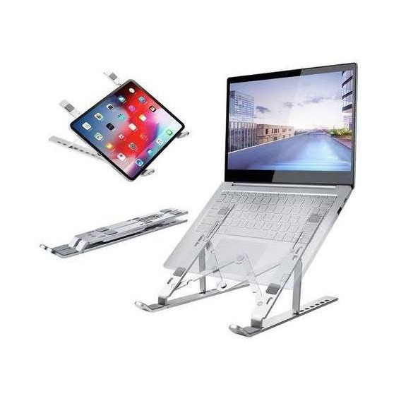 Soporte Plegable De Laptop - Tablet De Aluminio Escritorio