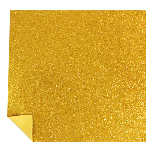Foamy Diamantado Selanusa T/carta 10 Pzs 25 Colores Color Oro