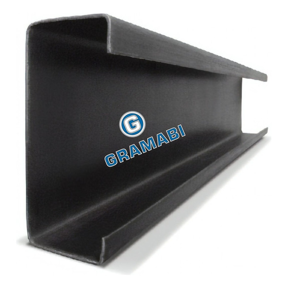 Perfil C Chapa Negra De 100 X 50 X 15 X 2 Mm 6 Mt. Gramabi Correas Techo Tubo Estructural Viga Cabreadas Entrepiso