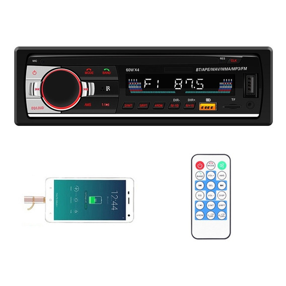 Reproductor Mp3 Automático Con Bluetooth Inalámbrico 2usb 1