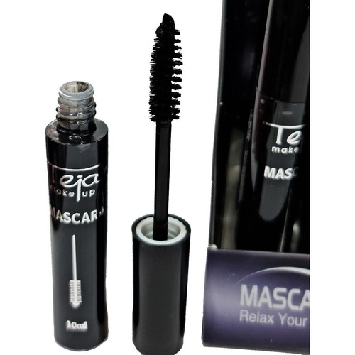 Mascara Pestañas Negra Tejar Larga Duracion Waterproof Color Negro