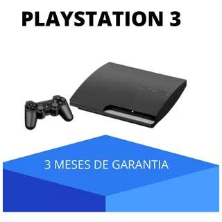 Playstation 3 Slim Sony Preto Usado Seminovo