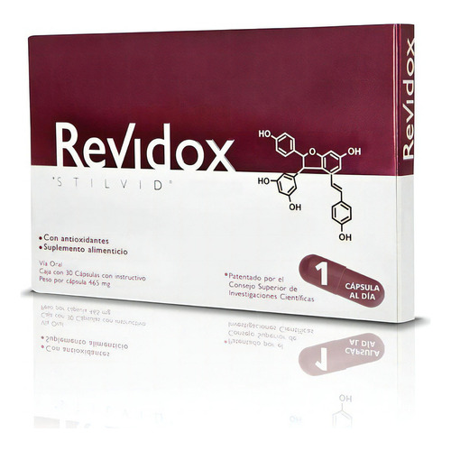 Suplemento Revidox 84 % Caja Con 30 Cápsulas Sabor Sin Sabor