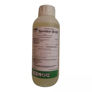 Termidor 25 Ce 1 Lt Insecticida Fipronil Termitas Moscas Mosquitos Chinche De Cama Pescadito De Plata Arañas Alacranes