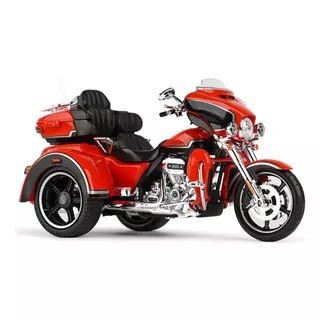 Cvo Tri Glide 2021 Harley Davidson Moto 1:12 Maisto Color Naranja