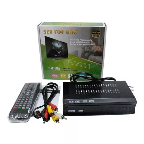 DVBS-207HD descodificador para televisor Satélite Full HD Negro
