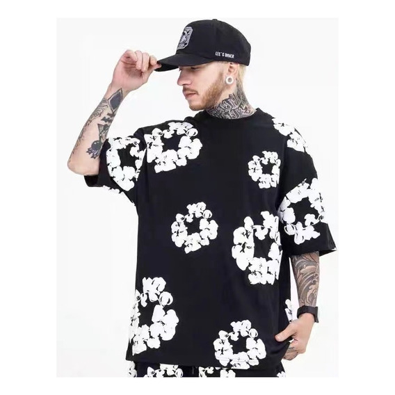 Playera Denim Tears Waza Floral Shirt