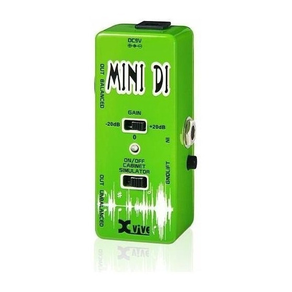 Pedal Xvive Box Mini Di Caja Directa Salida Balanceada Cuota