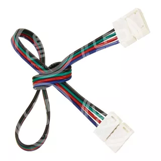 Conector Union Alargue 50 Cm Tira Led Rgb 5050 4 Pin 10 Mm 