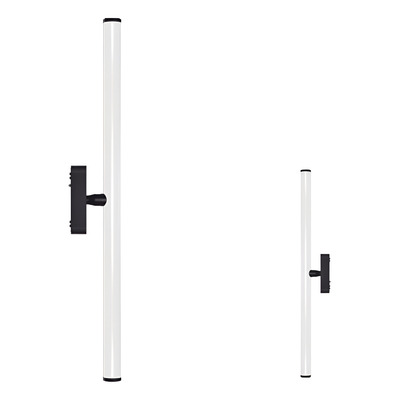 Aplique Tubo Difuso Para Riel Magnetico Rms-atd602-n-12w-ww - Negro