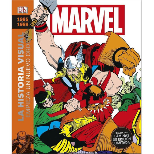 Marvel La Historia Visual Comienza Un Nuevo Orden 1985-1989, De No Mencionado. Serie Cómics Editorial Dk, Tapa Dura En Español, 2019