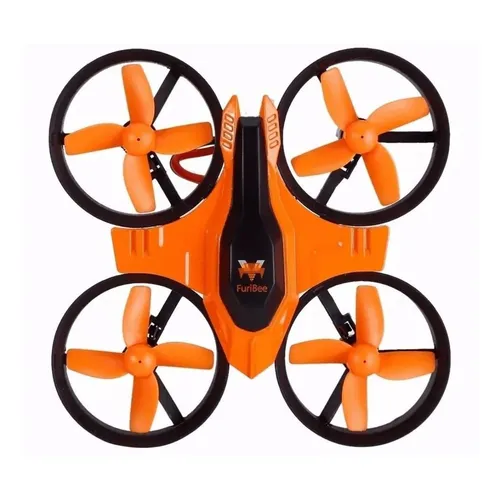 Drone FuriBee F36 laranja 1 bateria MercadoLivre