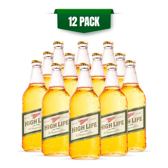 Cerveza Miller High Life  1x12 Bot 32oz