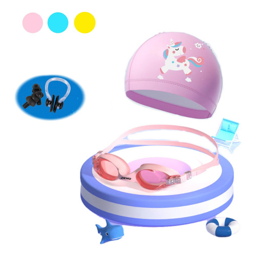 Juego De Gafas Para Niños Con Gafas De Gorra De Colores Color Rosa