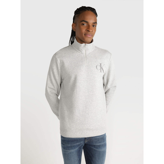 Sudadera Gris De Hombre Calvin Klein